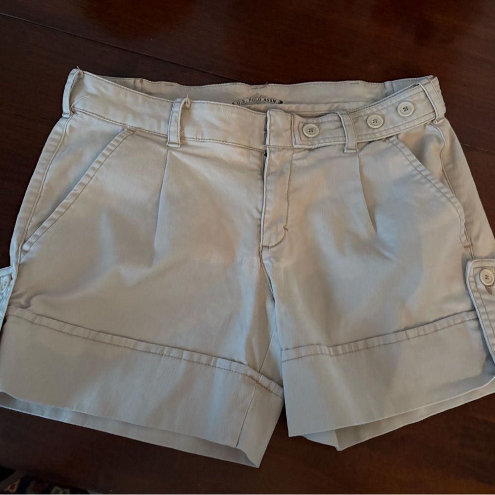 U.S. Polo Assn. Women's Tan Cargo Shorts